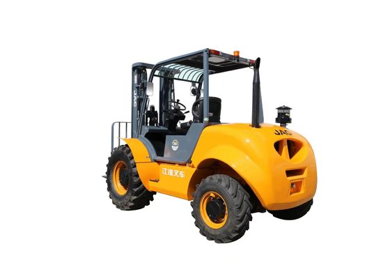 Συμπαγής εξοπλισμός χειρισμού υλικού δύο Forklift εκτάσεων ροδών τραχύς φορτηγών