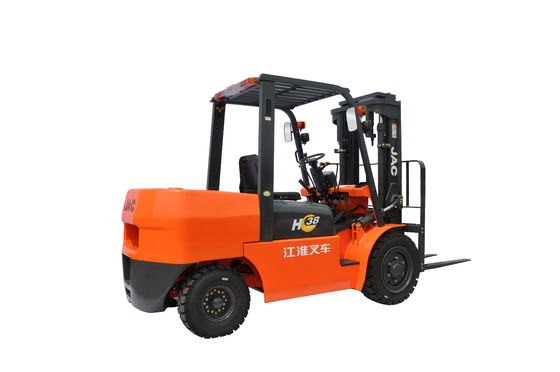 Forklift σκηνικών ιστών της JAC 3.8T 3 φορτηγό ανελκυστήρων αποθηκών εμπορευμάτων με το κέντρο φορτίων 500mm