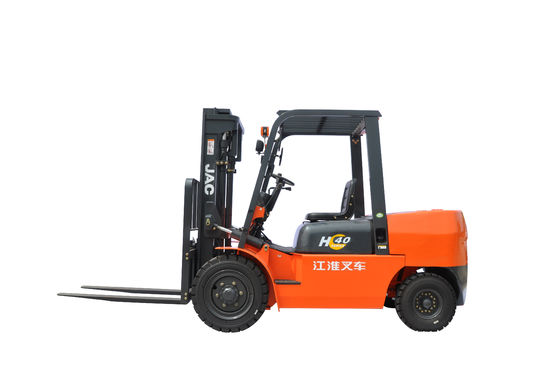 Forklift της JAC diesel ιστών αποθηκών εμπορευμάτων τριπλό φορτηγό 4 τόνος για τον υλικό χειρισμό