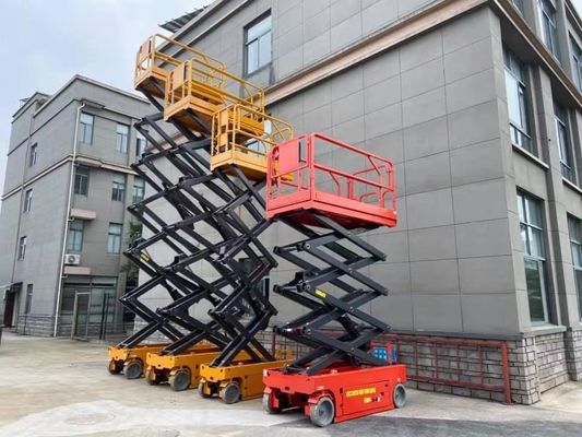 Της JAC σύγχρονο όχημα 10m 320kg εργασίας ανελκυστήρων πλατφορμών ψαλιδιού εναέριο