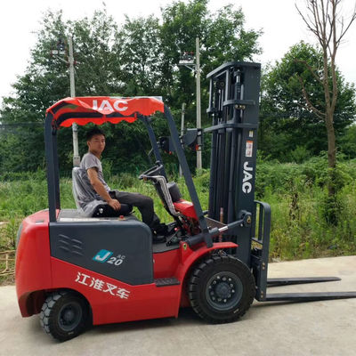 2 ο τόνος κάθεται ηλεκτρικό Forklift με τον επιταχυντή του Curtis